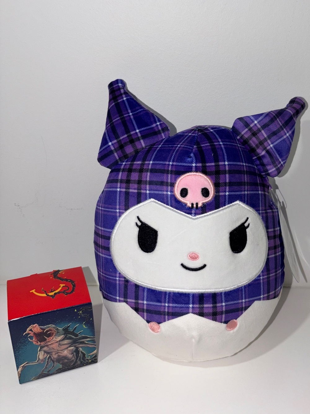 Squishmallows Sanrio 8-inch Plaid Kuromi Plush ✨